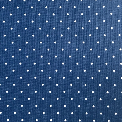 Baumwolle | Hilde | Punkte blau